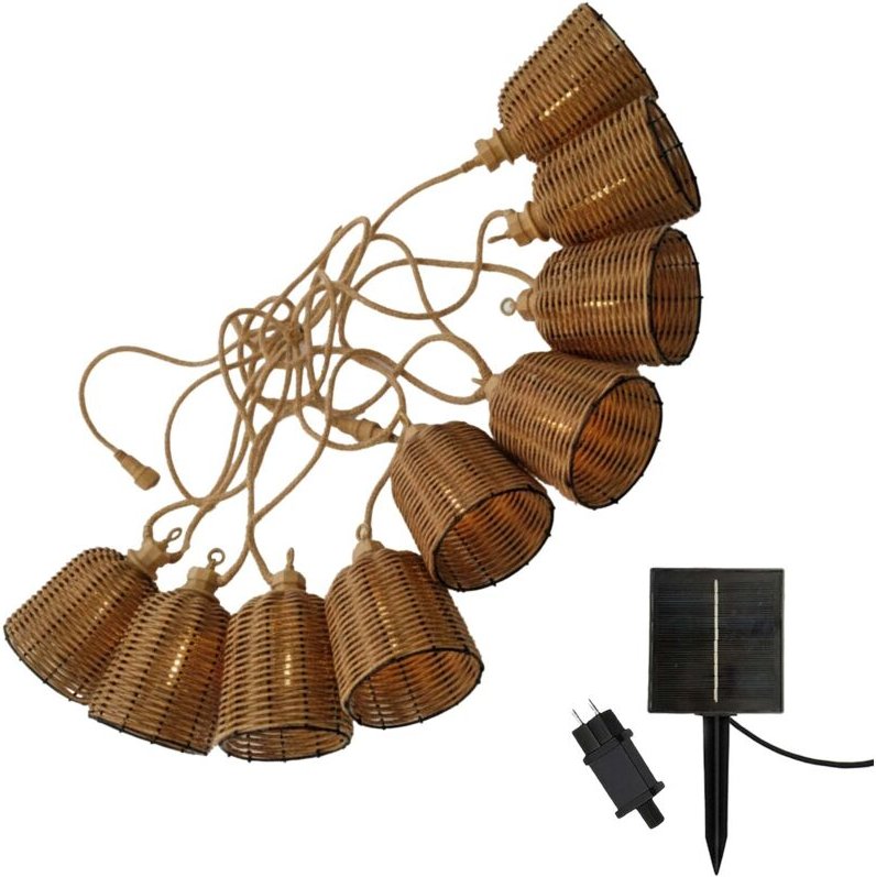 Hybrid Solar Lichterkette FORMENTERA 8m