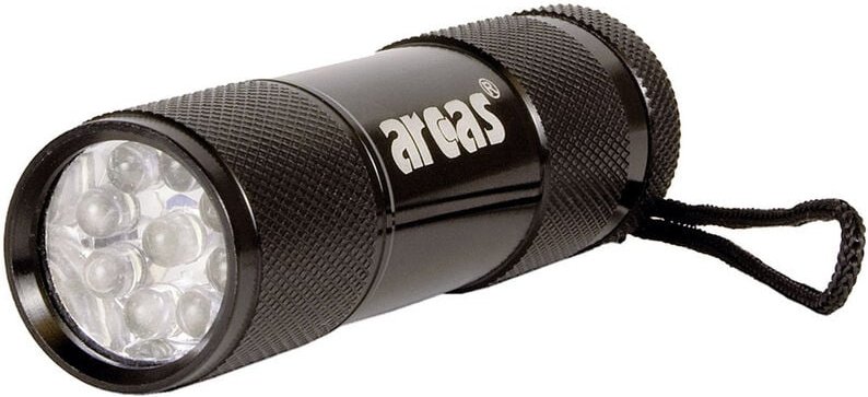 Alu 9 led led Mini-Taschenlampe batteriebetrieben 65 g - Arcas