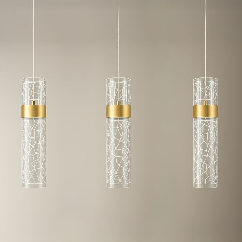 Lagos Led-Hängelampe Gold Milagro Ml2246