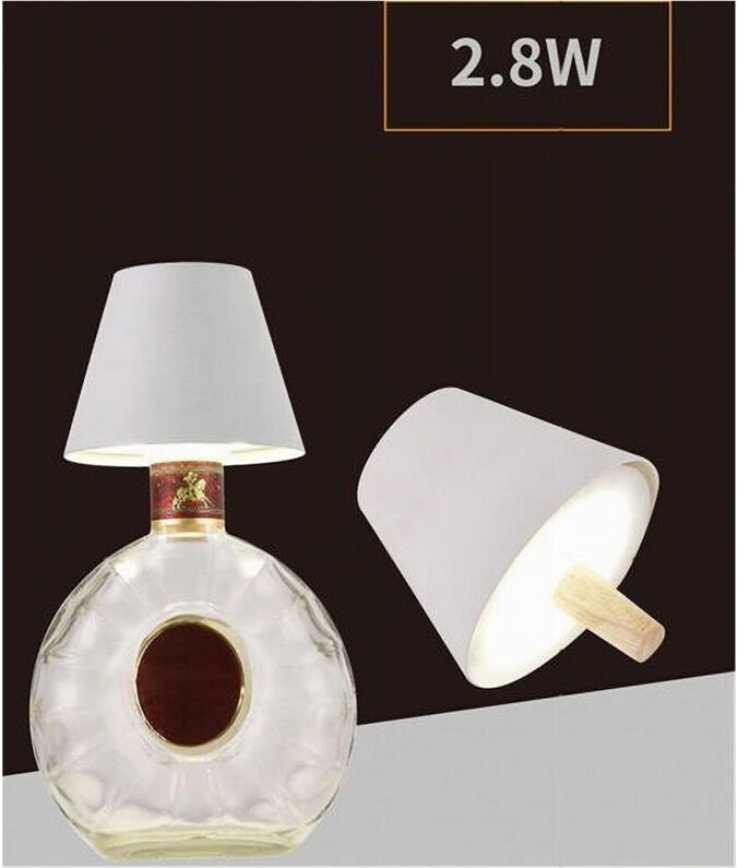 Trade Shop - kopflicht led 2,8W wiederaufladbar dimmbar cct 3 farben licht D10-3C - Weiß