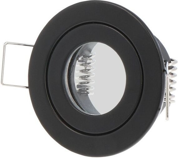 Led Line - Feuchtraum Slim IP20/44 Einbaustrahler MR11 Einbaurahmen Downlight Wasserdicht Ø45mm Bohrloch Aluminium inkl....