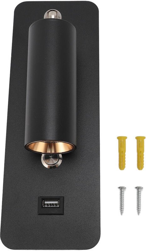 Eosnow LED-Wandleuchte, Leseleuchte mit USB-Anschluss für Nachttisch, Schlafzimmer, Wohnzimmer, 4000 K, drehbar, fest ve...
