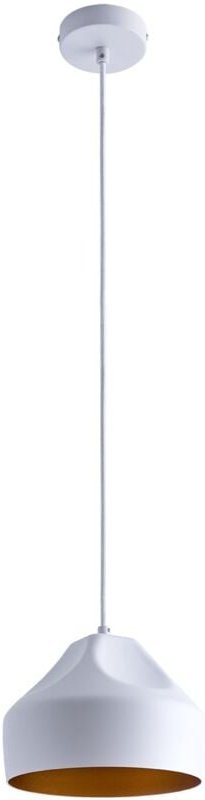 Paco Home Pendelleuchte Hängelampe Esszimmer Küchenlampe Hängend Esstischlampe Innen Gold Weiß-Gold, Design U + Leuchtmi...