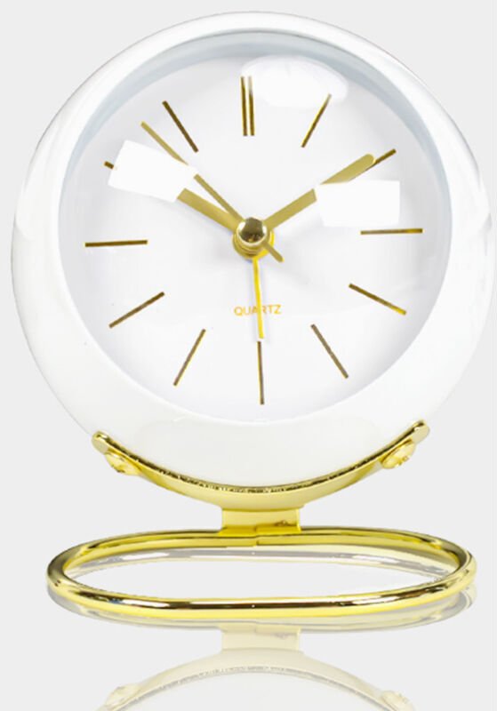 Retro-Analogwecker ohne Ticken, mit Nachtlicht, geräuschlos, batteriebetrieben, einfach zu bedienen