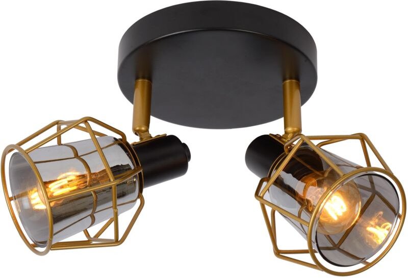 Nila - Deckenstrahler - 2xE14 - Schwarz - Lucide