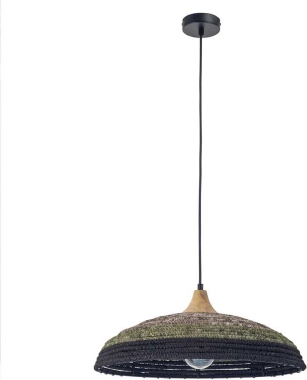 Forlight - Korg lampara colgante con pantalla de cuerda natural Ø500mm para bombilla E27