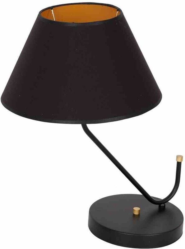 VICTORIA BLACK Tischleuchte 1xE27
