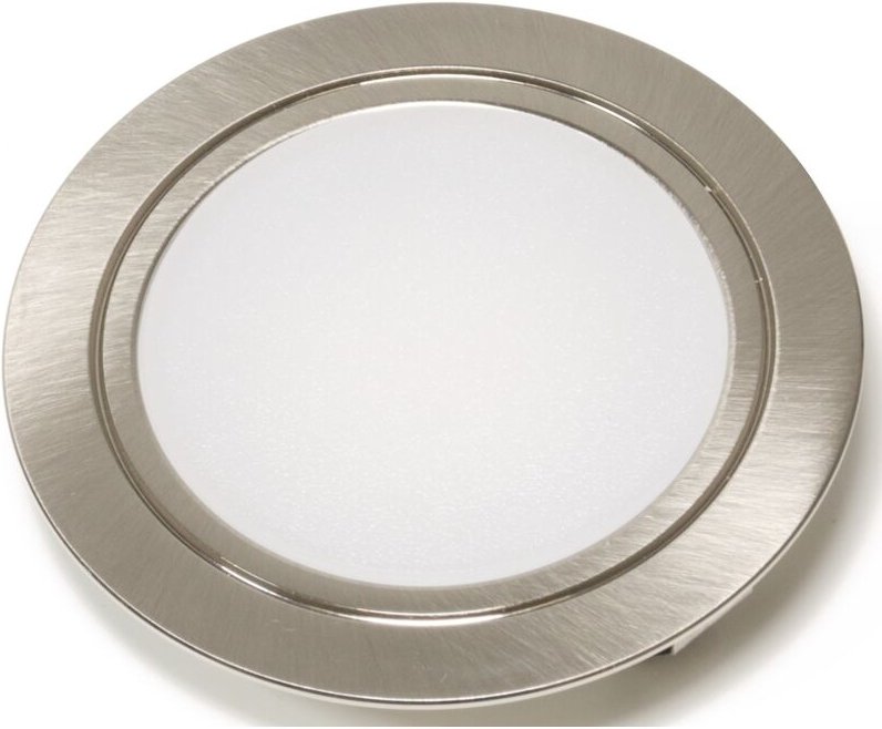 Einbauleuchte Chip HE 58 Emotion 24V DC 2,5 W Zuleitung 1800mm Rahmenf. VA,geb.