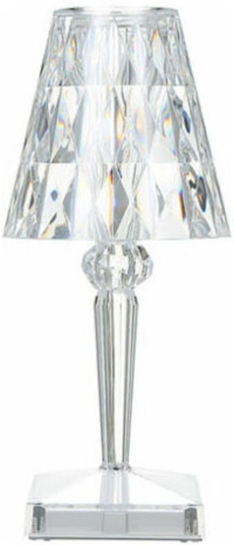 Diamant Kristall Tischlampe, Nachttischlampe Nachtlicht Atmosphäre Schlafzimmer, Temperatur/Helligkeit Regulierbar, Kein...