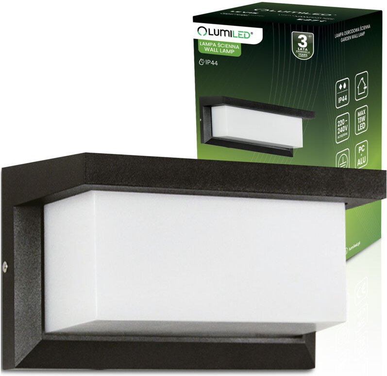 Gartenleuchte E27 Rechteckige Wandleuchte LEVIS LUMILED