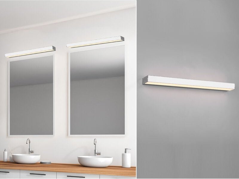 Trio - led Badezimmer Wandleuchte rocco Chrom - Up-Down Spiegelleuchte, Breite 60cm