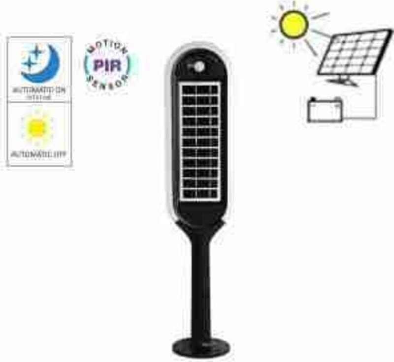 LED6665 VT-945 LED Spike 7W RGB Schwarzes Gehäuse IP65