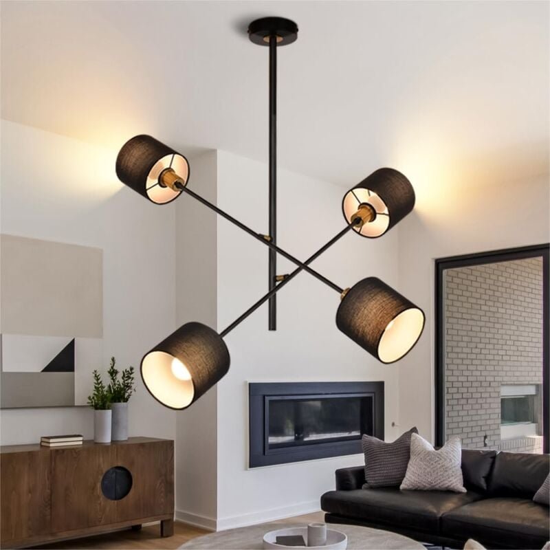 Thumbnail - Gbly - Pendelleuchte Esstisch Hängelampe Wohnzimmer - Wohnzimmerlampe Hängend Hängeleuchte Lampenschirm Esstischlampe Vi...