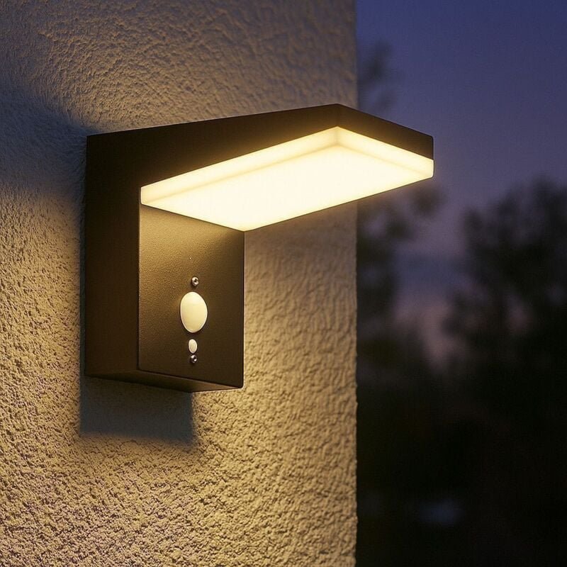 Jackson Equi. 60W Solar-Wandleuchte mit 3-Modi-Anwesenheitsmelder