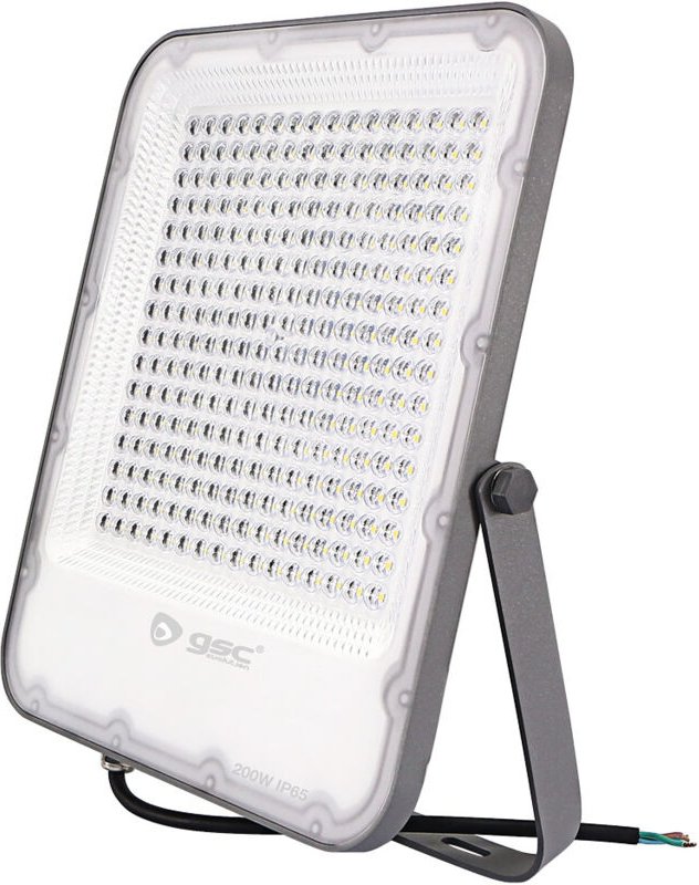 GSC - Aluminiumprojektor led 200W 6500K IP65 Grau