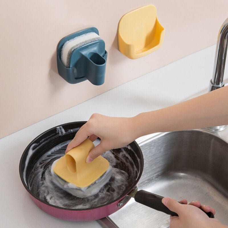 Trade Shop Traesio - Trade Shop - magischer schwamm mit umweltfreundlichem schwammhalter. reinigen, löschen, entfernen v...