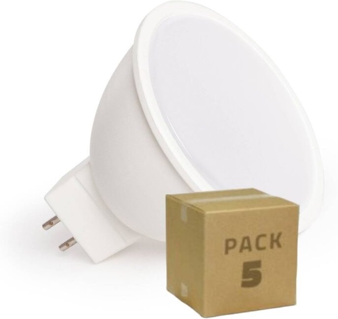 5er-Pack LED-Glühbirnen GU5.3 6W 550lm MR16 No Flicker 3000K Warmweiß