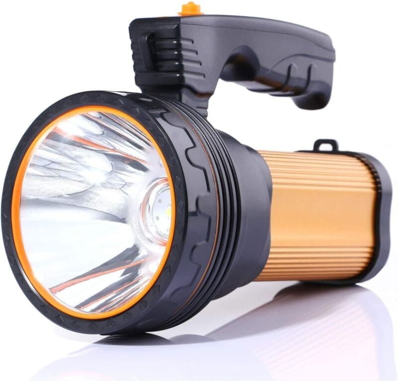 Wiederaufladbare LED-Taschenlampe, 7000 Lumen, wasserdicht, IPX4, tragbare Campinglampe, 6000 mAh, tragbarer Strahler, C...
