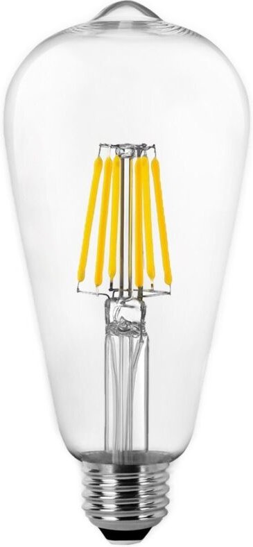 E27 ST-64 LED Filament Birne (8W 4000K 1055lm) IP20 Ø6,4x14,3cm transparent