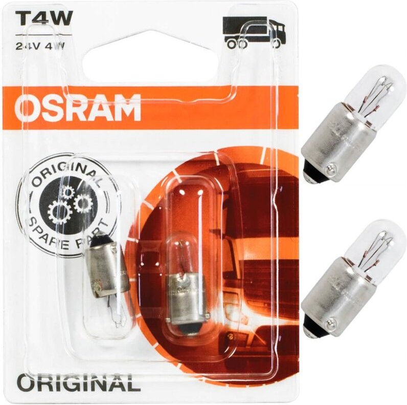 Osram Auto 3930-02B Signal Leuchtmittel Standard T4W 4W 24V C38492
