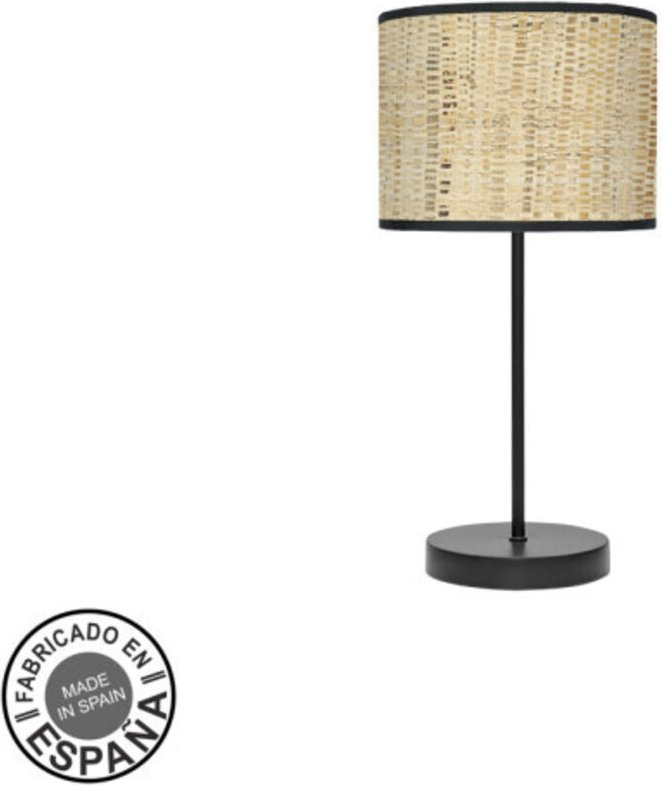 Fashion Tischlampe 1xe14 schwarz/dunkelbraun 42x17x 17 cm