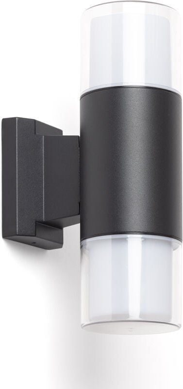 Wandleuchte Außen Aluminium Docker Schwarz