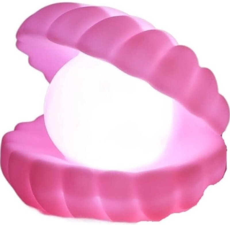 Rosa Meerjungfrauen-Muschel-Nachtlicht für Kinder