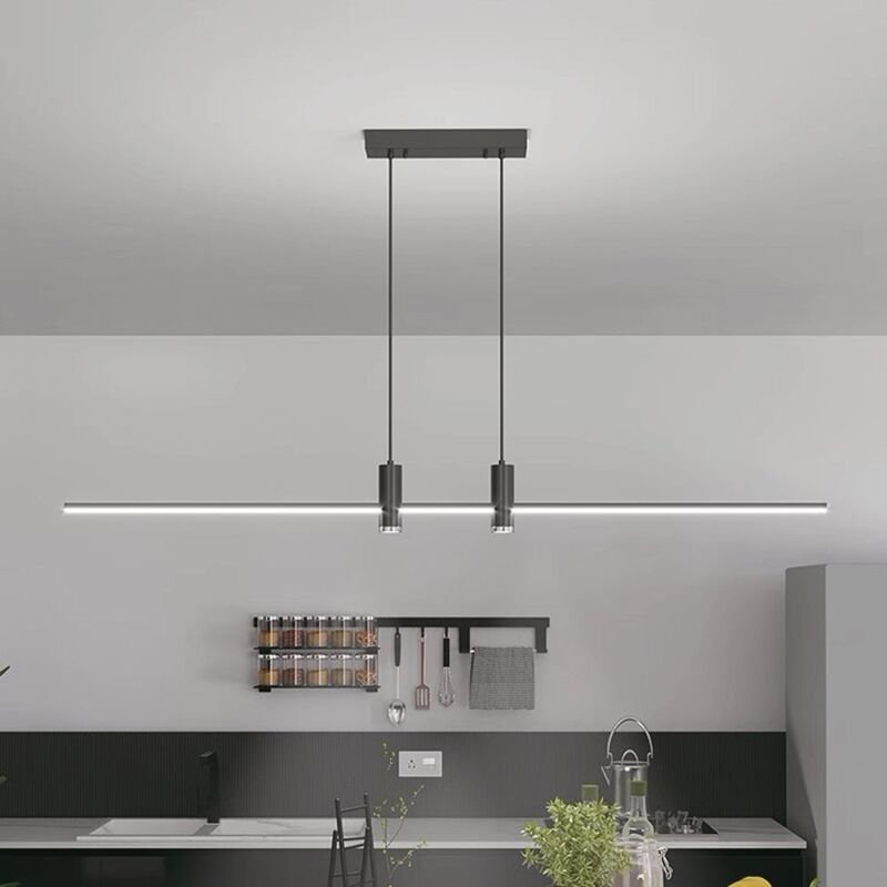 Designer-Deckenleuchten - Designer-Hängelampen - IP20 - Schwarzes Gehäuse - 19 Watt - 2160 Lumen - 3000K