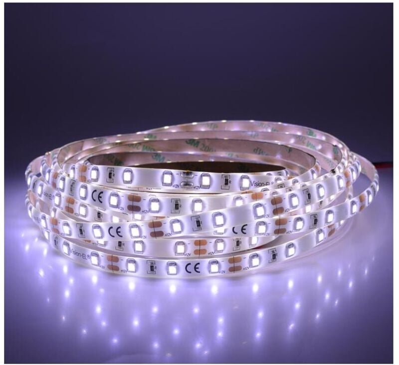 Schleifenbänder 4,8 W/m - 5 Meter 60 LED ECO Breite 8 mm - IP65 PU