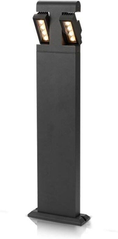 Außenpfosten anthrazitgrau LED WALLY 3000K Warmweiß