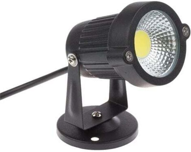 5W COB LED Strahler 220V verstellbar Gartenstrahler Außenbeleuchtung Garten Terrasse, 6000k, Kaltweiß