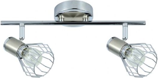 Fabrilamp - akunadecor Badezimmerbeleuchtung Mateo Strip 2 Strahler Chrom/Nickel