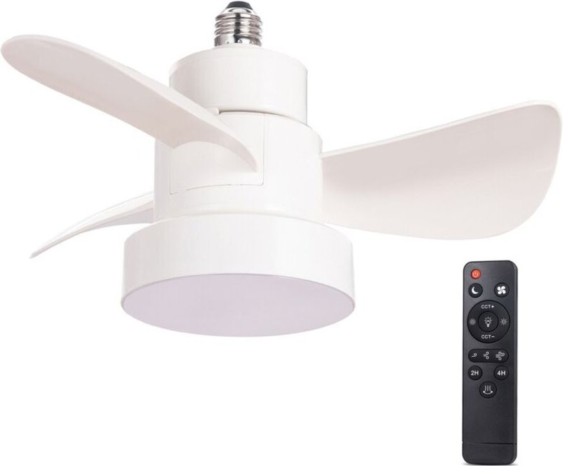 Bayad LED-Ventilator Weiß 15W 1400Lm CCT Dim