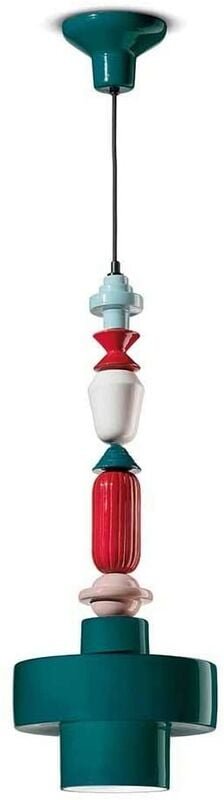 DECO' LARIAT C2531, Deckenleuchte in Keramik, Ferroluce