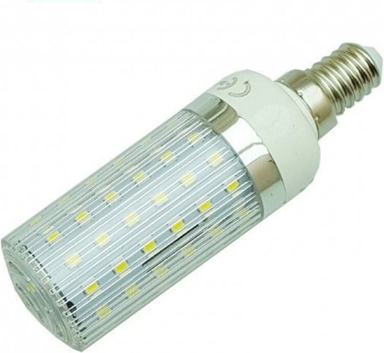 Trade Shop - LAMPADINA LED E14 10 WATT TUBO MAIS LUCE CALDA NATURAL ILLUMINMINIERUNG LED -