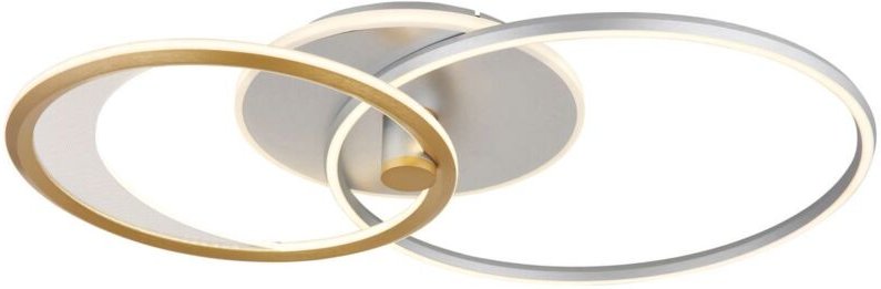 Globo - Deckenleuchte Deckenlampe led Dimmbar Gold Nachtlicht Timer Fernbedienung