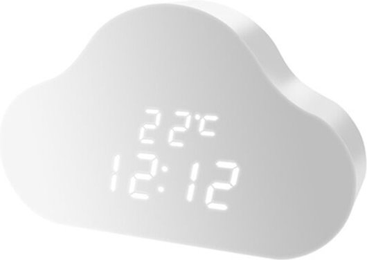 Wecker, Wolkenuhr, Nachttisch, Schlummerfunktion, kleiner Wecker, Studentenkalender, leuchtende LED-Stimme, digitale USB...