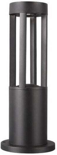 Außenbeleuchtung, Stehleuchte mit Bewegungsmelder, Pollerleuchte für Garten und Terrasse, schwarzes Aluminium, IP65, H 4...