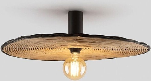 Costas ø600 Wand-/Deckenleuchte Rattan H140 62174-69 Faro Barcelona