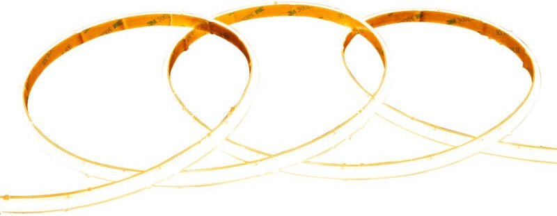 LED-Streifen Dimmbar 220V Wcob Selbstgleichrichtend 260 LED/m 15W/m 1350lm/m SILICONE FLEX Breite 10mm IP65 Schnitt 5cm ...