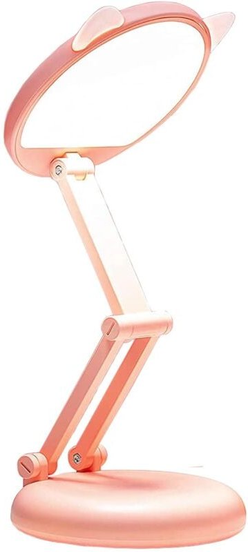 Thumbnail - LED-Schreibtischlampe, Augenschutz, 3 Beleuchtungsmodi, Touch-Steuerung, usb, wiederaufladbarer Akku, faltbar, Pink