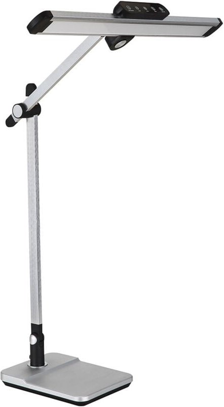 Tischleuchte Tischlampe Leseleuchte Flurlampe Beistellleuchte silber led cct