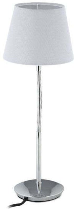 Flexible tischleuchte mit stoffschirm