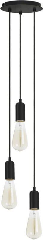 Pendelleuchte a Tu Estilo E27 3x60w Schwarz, Innen