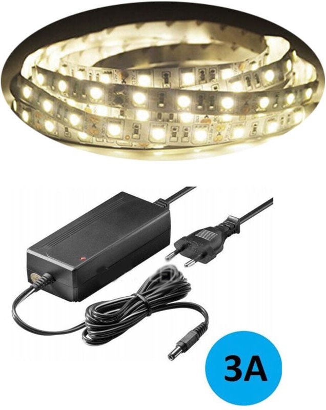 5mflexibles5050led-Streifen-Setmit3a-Stromversorgung,naturweiß,ip65