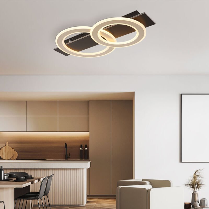 Thumbnail - Globo - Deckenleuchte Designlampe led Wohnzimmerlampe Schlafzimmerleuchte l 63 cm