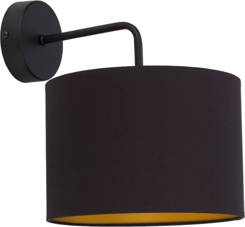 Alice Wandlampe 1 E27 Schwarz Und Gold Nowodvorski 9084