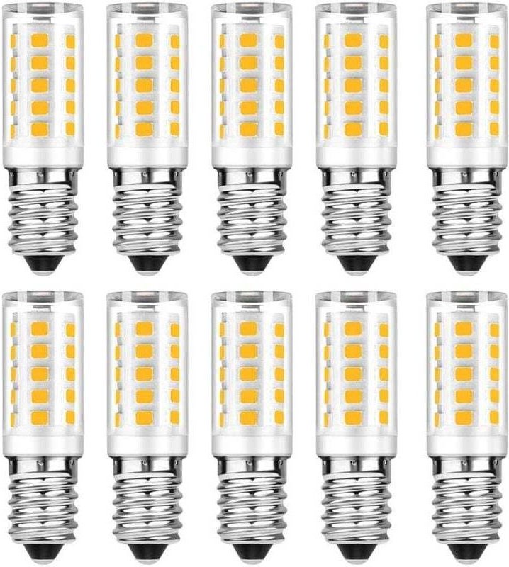 10er-Pack E14-LED-Lampen – Warmweiß 3000 K – 5 W, entspricht einer 50-W-Glühbirne – 500 lm, nicht dimmbar..DEBUNS