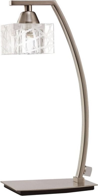 Zen Tischlampe 1 Licht G9, satiniertes Nickel