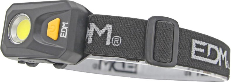 3W LED-Stirnlampe, 3 Modi, IP42, 3h Laufzeit EDM 36172